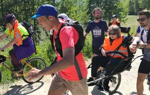 Reprise après la pause sur les berges de l'Isère